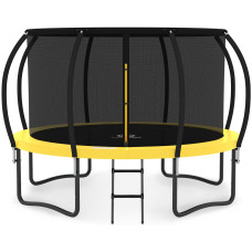 Jumpzylla Trampoline 8Ft 10Ft 12Ft 14Ft Trampoline With Enclosure Recreational Trampolines With Ladder And Galvanized Antirus