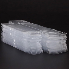 50 Pcs 164 Scale Model Car Display Case Transparent Toy Car Display Boxes Square Clear Pvc Plastic Boxes 164 Protector Clear C