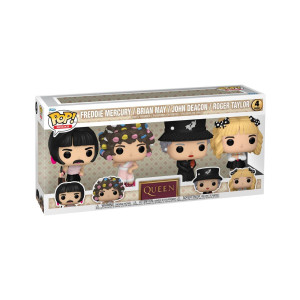 Funko Pop Rocks Queen I Want To Break Free 4Pack Freddie Mercury Brian May John Deacon Roger Taylor