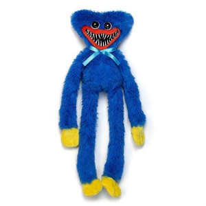 Poppy Playtime 14" Scary Huggy Wuggy Plush Doll for