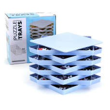 8 Puzzle Sorting Trays With Lid 8X8 Premiunm Puzzle Trays For Puzzle Lovers For Puzzles Up To 10001500 Pieces Puzzle Tray Conv