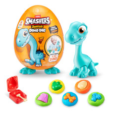 Smashers Junior Dino Dig Large Egg Brontosaur By Zuru 18 Surprises Compounds Mold Dinosaur Preschool Toys Build Construct Sen