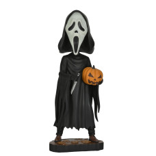 Neca Scream Ghost Face With Pumpkin Head Knocker