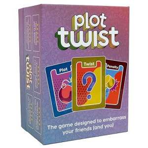 Plot Twist Card Game - Card Games for Adults and Families - Funny Family Party Game Designed to Embarrass Your Friends (and You) - 14+ Ages