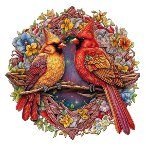 Wooden Puzzles For Adults Cardinal Puzzles 200 Pieces Puzzles For Adults Christmas Puzzle Gifts For Women Wooden Jigsaw Puzz