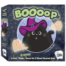 Boooop By Smirk Dagger Adorable 2 Player Strategy Board Game With 34 Cat And Kitten Pieces Halloween Edition With New Ghost