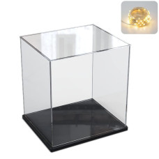 Thickened Clear Acrylic Display Case Assemble Box Transparent Storage Showcase For Figures Collectibles For Lego Toys Models B