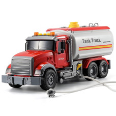 Llweit Rescue Fire Fighting Tank Truck Toyfire Truck Toy For 4 5 6 7 8 9 Year Old Boy Toystore Water Tank Truck With Water Sp