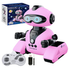 Winthai Robots Toys For Kids 24Ghz Remote Control Robot Toys With Music And Led Eyes For Boysgirls Rc Toys Gift For 312 Yea