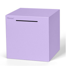 Hicocool Piggy Bank For Adults Must Break To Open Stainless Steel Money Saving Box Purple 79 Inch