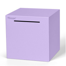 Hicocool Piggy Bank For Adults Must Break To Open Stainless Steel Money Saving Box Purple 59 Inch