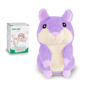 Sanjoin Kids Toddler Toys For Ages 24 Talking Hamster Repeats What You Say Interactive Plush Repeating Toy For 2 3 4 5 6 8 Ye