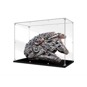 Acrylic Display Case For Lego Star Wars Ultimate Millennium Falcon 75192 Model Dustproof Antiuv Storage Box 2Mm Standing Sty