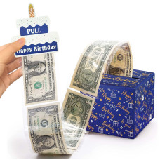 Dtesl Happy Birthday Day Money Box For Cash Gift Pull Money Gift Boxes For Cash Money Box For Cash Gift Colourful Money Holder F