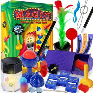 Heyzeibo Magic Tricks Magic Kit Set With Magic Instruction For Kids Christmas Birthday Gift Toys For Kids Ages 6 7 8 9 10 11