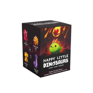 Unstable Games Teeturtle Happy Little Dinosaurs Vinyl Mini Figures Mystery Box Series Black