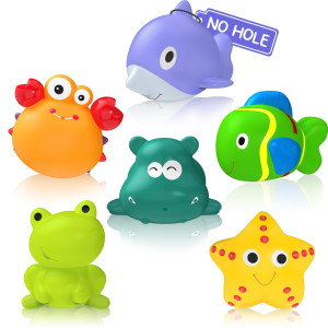 Animal Baby Bath Toys For Kids No Hole Bathtub Pool Water Toys For Boy Girl Toddler Bath Toys