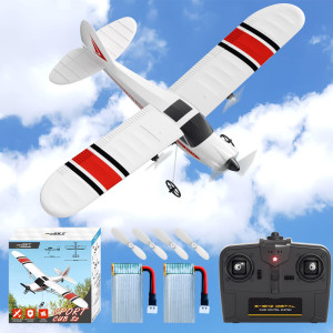 28 Rc Plane Ready To Fly For Beginners 24Ghz 2Ch Remote Control Airplane Rtf For Kids Adults Easy To Fly Rc Airplane For