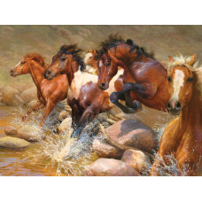 Ceaco Horses Wild Wild Horses 500 Piece Jigsaw Puzzle