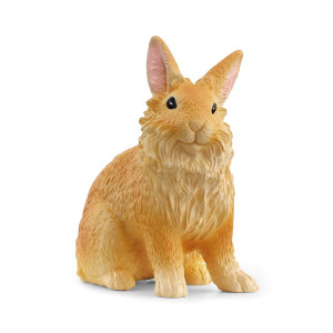 Schleich Farm World New 2024 Farm Animal Toy Lionhead Rabbit Figurine