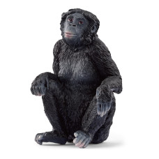 Schleich Bonobo Female Figure - Black Animal Toy