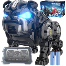 Blkont Remote Control Robot Dog Toys For Boys Rechargeable Programmable Stunt Robot Dog With Singing Dancing And Touch Functio