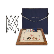 Uber Games Championship Carrom Set 34 X 34 With Stand Board Bag