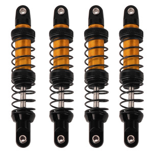 Zxyrc Rc Shock Absorber Oil Adjustable Rc Damper Set With Springs For 110 Rc Truck Crawler Axial Scx10 I Ii Iii Trx4 D90 80Mm