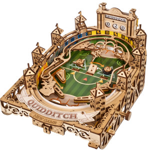 Ugears Harry Potter Quidditch Pinball Machine Wooden Models To Build For Adults With Engaging Gameplay Wooden Pinball Machin