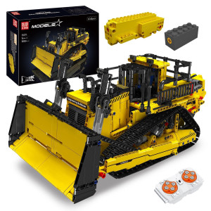 Mould King Bulldozer Technic Building Set Appcontrolled 24G Rc Bulldozer Truck Construction Vehicle Toys With Engines Diy En