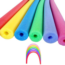 Pool Noodle Swimming 59In Floating Pool Noodles Foam Tube Super Thick Hollow Foam Pool Swim Noodles Bright Colorful Swimming