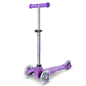 Micro Kickboard Mini Deluxe Glitter Led Scooter Adjustable Handlebar Leantosteer Lightweight Threewheeled Kids Ag