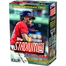 2023 Topps Stadium Club Baseball Factory Sealed Value Box Baseball Complete Sets