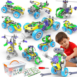 10 In 1 Electric Stem Toys For 4 5 6 7 8 Year Old Boy Girl Birthday Gifts Educational Building Toys For Kids Ages 48 57 68 S