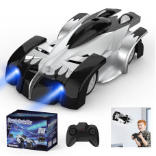 Aomifmik Wall Climbing Remote Control Car Dual Mode 360 Rotating Rc Stunt Car With Headlight Rechargeable Rc Car Toys For 3 4