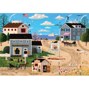 Buffalo Games Charles Wysocki Nantucket Breeze 500 Piece Jigsaw Puzzle For Adults Challenging Puzzle Perfect For Game Nigh