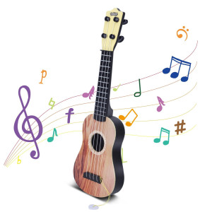 Yoloplus 17 Inch Toddler Ukulele Guitar Toy 4 Strings Mini Guitar For Kids Children Musical Instruments Educational Learning