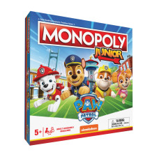 Monopoly Jr Paw Patrol Board Game Featuring Chase Marshall Skye And Rubble Officially Licensed Nickelodeon Paw Patrol Gam