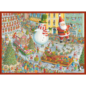 Ravensburger Here Comes Christmas 500 Piece Puzzle For Adults 17460 Every Piece Is Unique Softclick Technology Means Piece