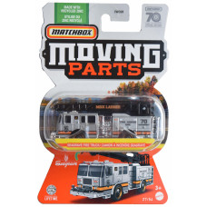 Matchbox Seagrave Fire Truck Moving Parts 2754 Silver