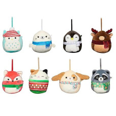 Squishmallow 4 Inch Plush Ornaments 8 Pack Winter