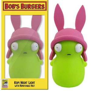 Ucc Distributing Bobs Burgers Kuchi Kopi As Louise Belcher Night Light With Removable Hat Fun Glowing Light For Kids Adu