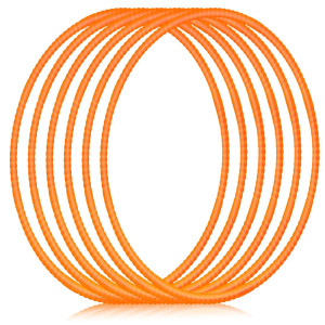 Shappy 6 Pcs Exercise Hoop Detachable Adjustable Plastic Toy Hoop Playground Toys Colored Hoop Circles For Teens Games Gymnastic