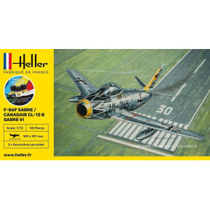 Heller 172 Starter Kit F86F Sabrecanadair Cl13 B Sabre Vihel56277