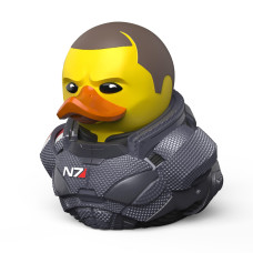 Tubbz First Edition Commander Shepard Collectible Vinyl Rubber Duck Figure Official Mass Effect Merchandise Scifi Tv Movie