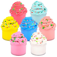 7 Pack Slime Kit Butter Slime For Party Favor Gift Scented Slime For Girls And Boys Birthday Classroom Carnival Prizes Kid