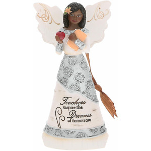 Pavilion Teachers Inspire Dreams Of Tomorrow 45 Ebony Angel Figurine Ornament Religious Elementary Middle High School Gift