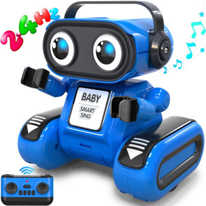 Beefunni Smart Robot Toys For Girls 410 With Led Eyes Autodemo Rechargeable Recording Music Perfect Christmas Birthday Gif