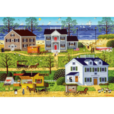 Buffalo Games Charles Wysocki Gulls Nest 500 Piece Jigsaw Puzzle For Adults Challenging Puzzle Perfect For Game Nights