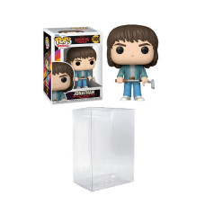 Funko Pop Tv Stranger Things Season 4 Jonathan With Golf Club Common Bundled With A Byrons Attic Protector